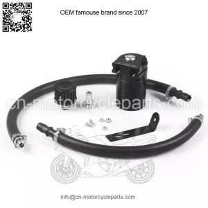 05033 Engine Oil Breather Pot with Air Filter # Black