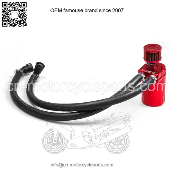 05033 Engine Oil Breather Pot with Air Filter # Red - Image 2