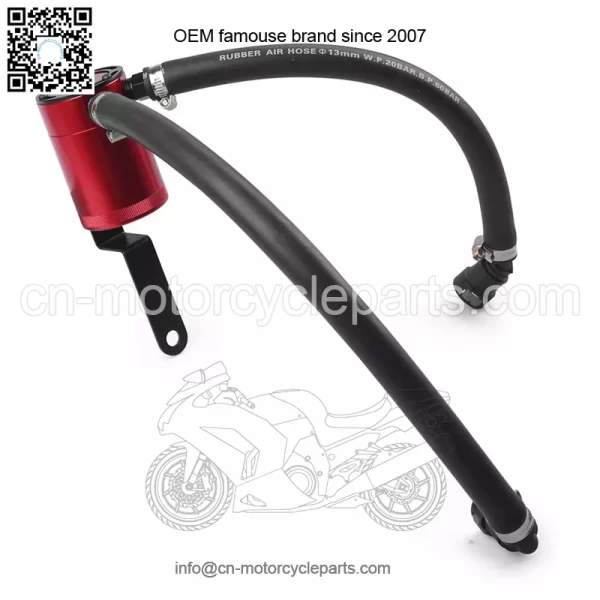 05034 Engine Oil Breather Pot # Red - Image 4