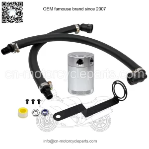 05034 Engine Oil Breather Pot # Silver