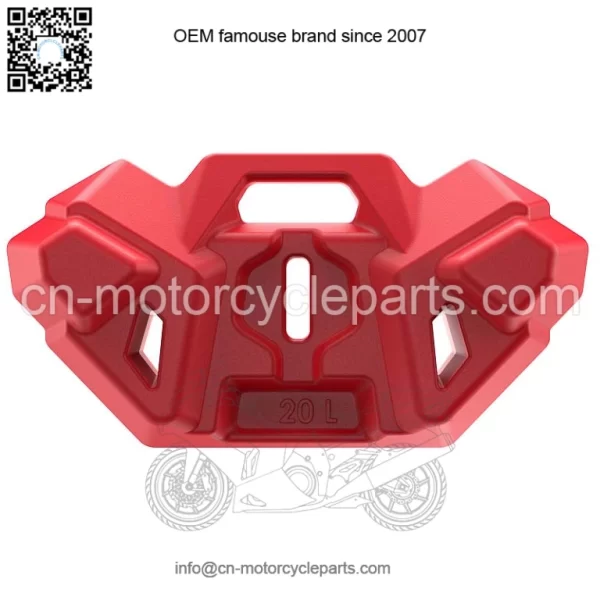 Fuel tank 15L red color Polaris RZR PRO XP 2020 - Image 2
