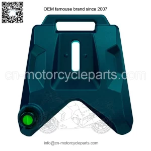 Fuel tank front Polaris scrambler color black 8L