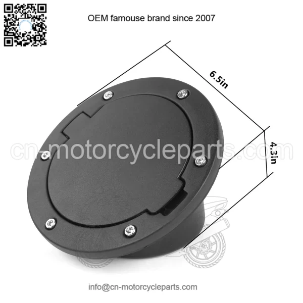07-18JK Wrangler fuel tank cap#black - Image 3