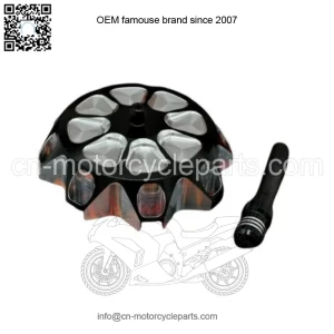 aluminum GAS CAP Yamaha Banshee YFZ450 Raptor 660 Warrior Blaster BLACK