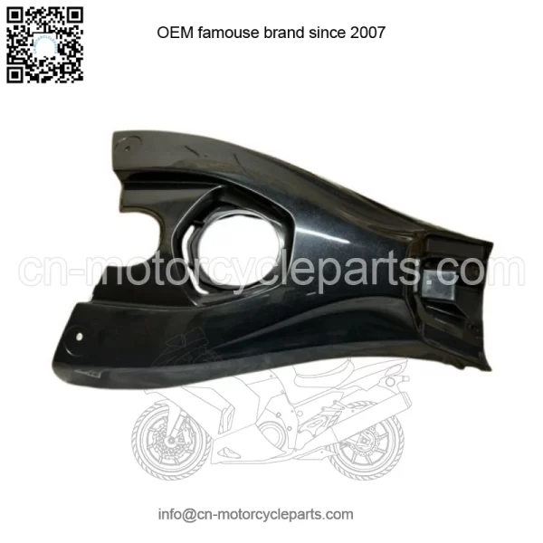 06-13 YAMAHA YFZ450 OEM GAS TANK COVER METALLIC  BLACK YFZ 450 - Image 2