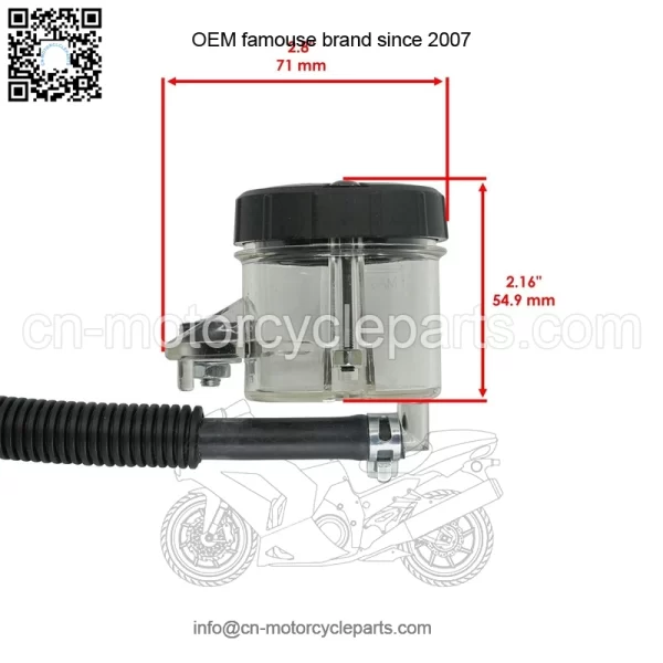 Can-Am Maverick X3 Max R Turbo 2018 Brake Fluid Reservoir Cup - Image 2