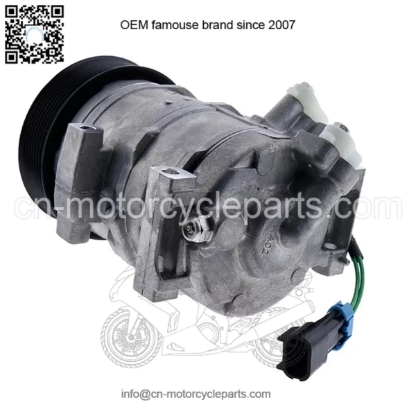 24V A/C Compressor AT367640 SE502623 RE284680 For John Deere E210LC E330LC 550K - Image 3