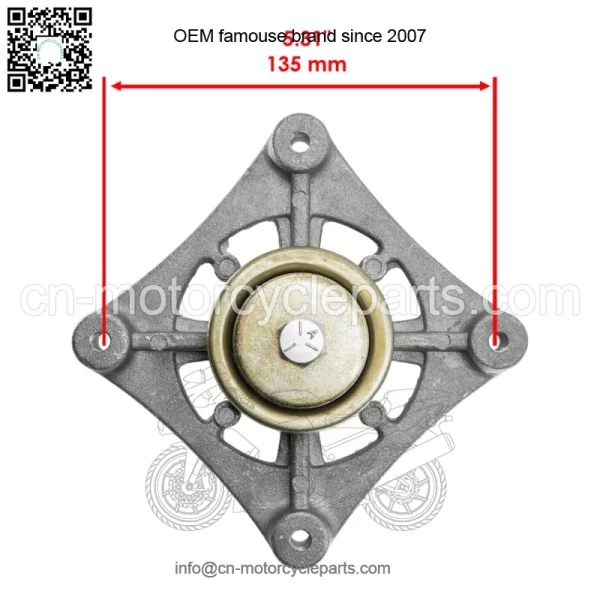 604214 603988 52" Deck Spindle & Pulley For Hustller Raptor Limited Raptor EX - Image 3
