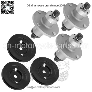 AM137483 M155979 48" Deck Spindle & Pulleys For John Deere Z245 Z255 Z355E