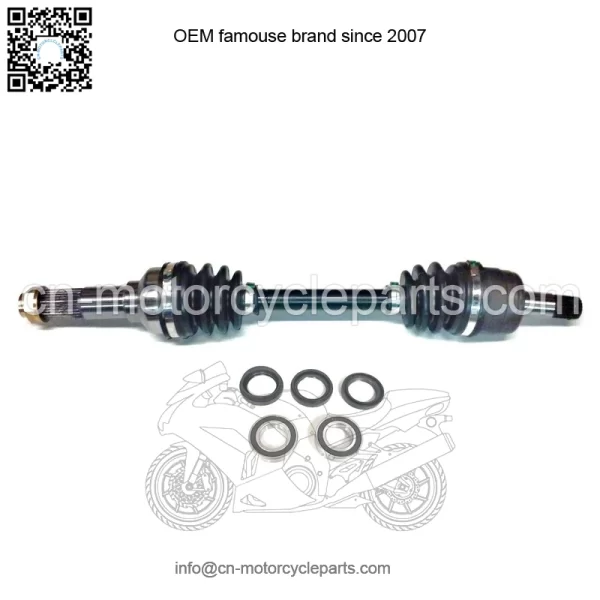 Front Axle & Bearing Kit for Yamaha Big Bear 400 & Grizzly 350/450 IRS