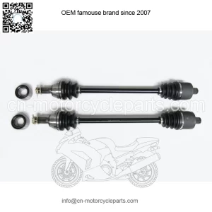Set of Rear Axles & Wheel Bearings for Polaris RZR XP XP 4 1000 14-15