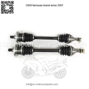 Pair of Front CV Axles for Arctic Cat 650 V2 2004