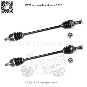 Set of Front Axles & Wheel Bearings for Arctic Cat Wildcat 1000 12-15
