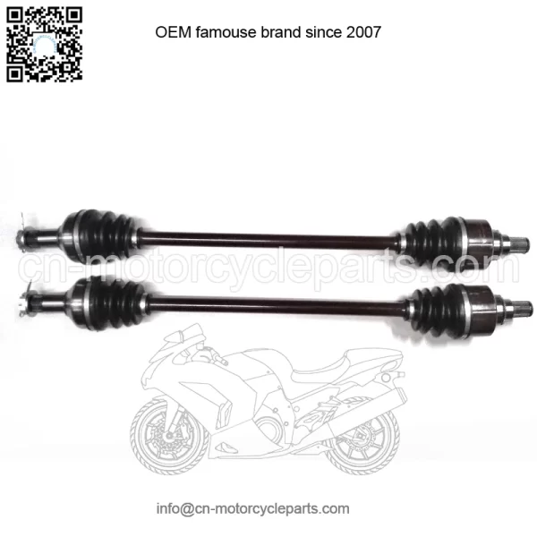 Set of Front Axles & Wheel Bearings for Arctic Cat Wildcat 1000 12-15 - Image 3