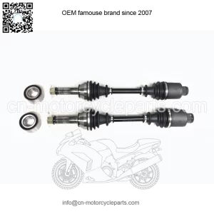 Set of Rear Axles & Bearings for Polaris Sportsman 400 500 & 800 11-15