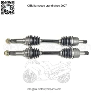 Pair of Front Axles for Yamaha Big Bear 400 & Grizzly 340 450 IRS 4x4