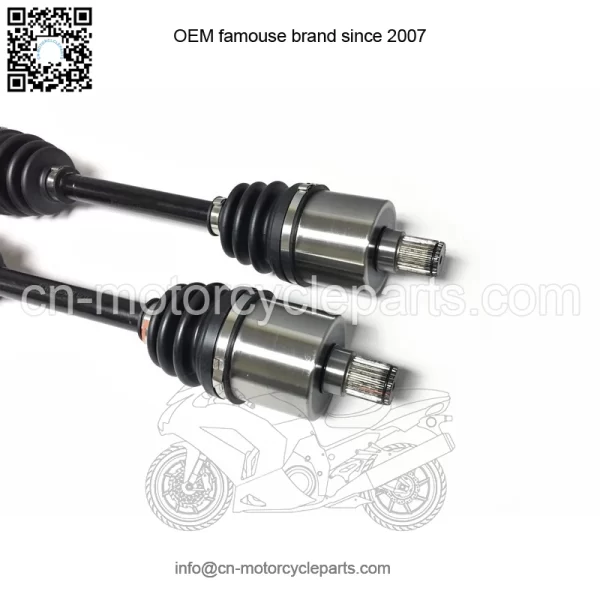 Set of Rear Axles & Wheel Bearings for Arctic Cat Wildcat Trail 700 14-20 - Image 3