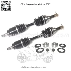 Set of Front Axles & Wheel Bearing Kits for Honda Foreman 450 1998-2004