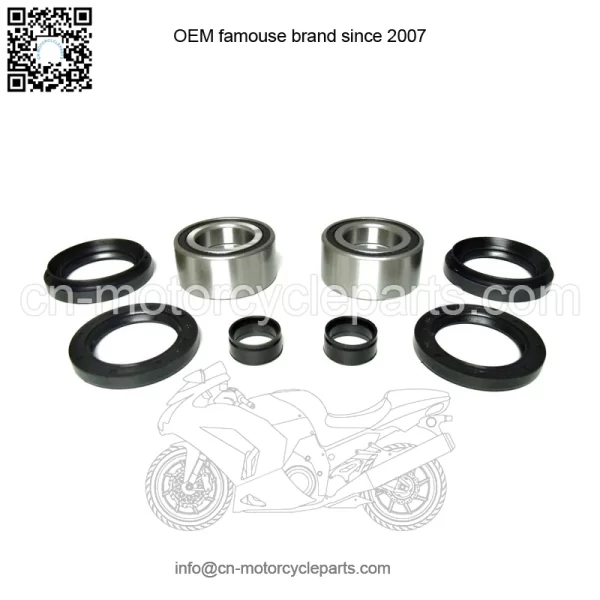 Set of Front Axles & Wheel Bearing Kits for Honda Foreman 450 1998-2004 - Image 3