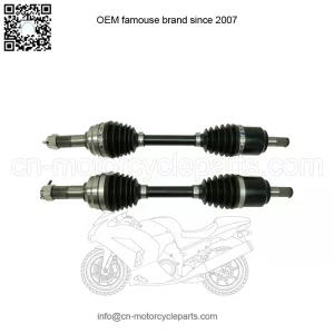 Front Axle Pair for Honda Rancher IRS 20-24, 44350-HR6-B01, 44250-HR7-AK1