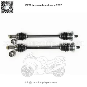 Set of Front Axles & Bearings for Arctic Cat Prowler 550 650 700 1000 4x4