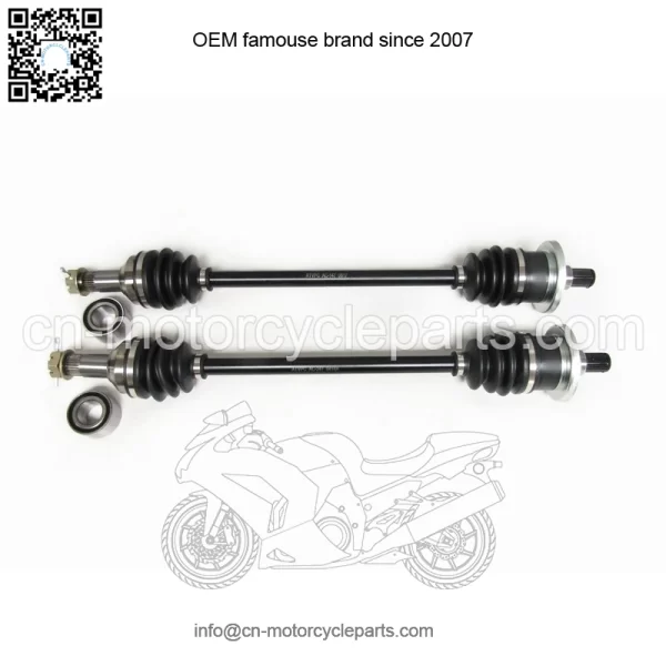 Set of Front Axles & Bearings for Arctic Cat Prowler 550 650 700 1000 4x4 - Image 2