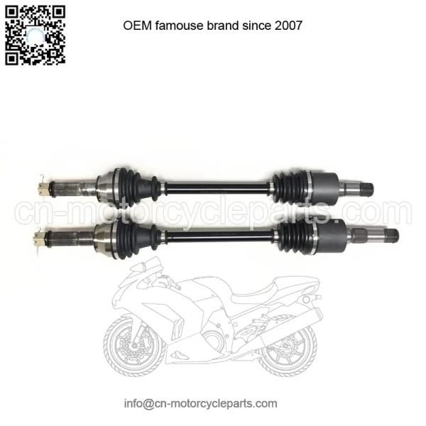 Pair of Rear Axles for Polaris Ranger 500 700 800, 2204857 2204858