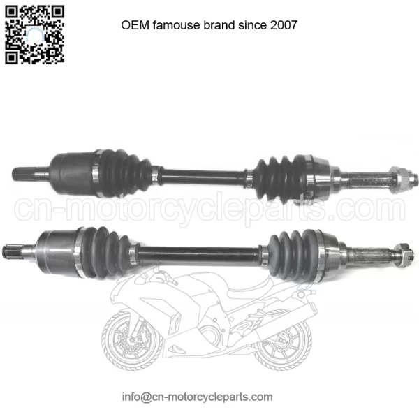 Pair of Front CV Axles for Suzuki Eiger 400 4x4 2002-2007 - Image 2