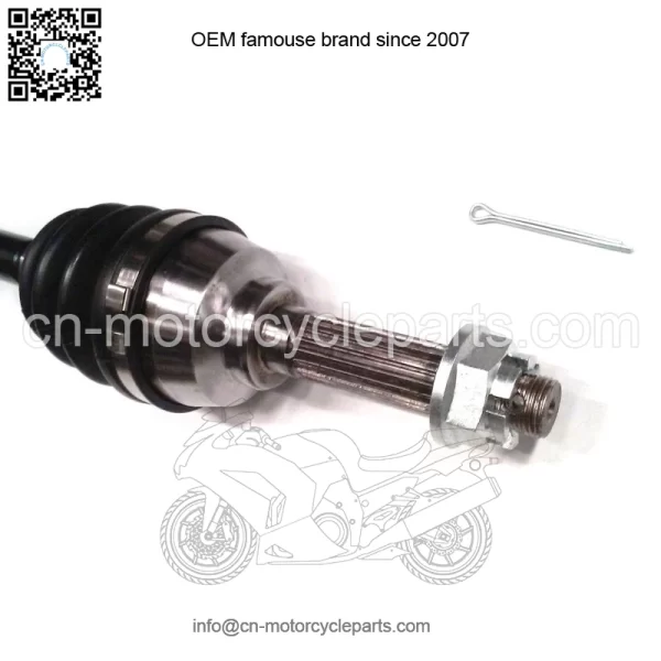 Pair of Front CV Axles for Suzuki Eiger 400 4x4 2002-2007 - Image 3