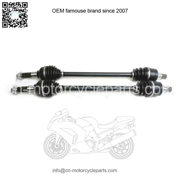 Front Axle Pair for Kawasaki Mule PRO FX FXR FXT DX DTX, 59266-0710