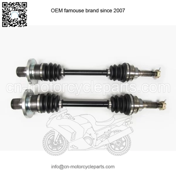Pair of Rear Axles for Suzuki King Quad 450, 500, 750 2007-2022