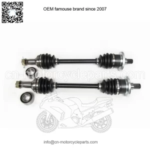 Set of Front Axles & Bearings for Arctic Cat 450 500 550 650 700 1000