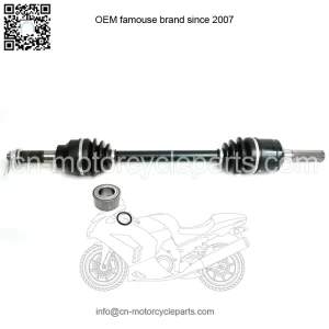 Rear Right Axle with Wheel Bearing for Kawasaki Mule PRO, 59266-0050