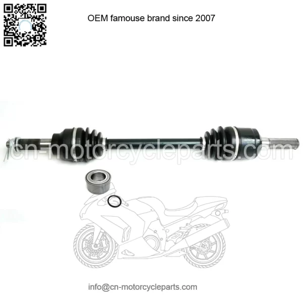 Rear Right Axle with Wheel Bearing for Kawasaki Mule PRO, 59266-0050 - Image 2