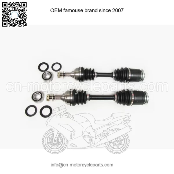 Front Axles & Wheel Bearing Kits for Arctic Cat 300 98-01 & 500 01 4x4 - Image 2
