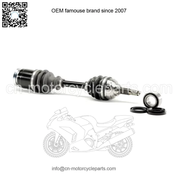 Front Right Axle & Bearing Kit for Arctic Cat 300 400 454 500 98-01