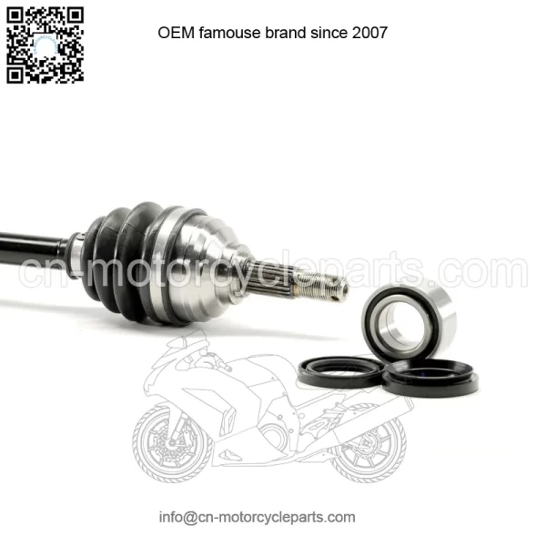 Front Right Axle & Bearing Kit for Arctic Cat 300 400 454 500 98-01 - Image 3