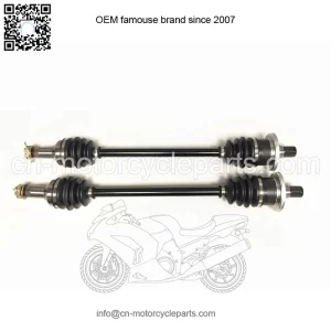 Pair of Rear Axles for Arctic Cat Prowler 550 650 700 & 1000, 1502-801