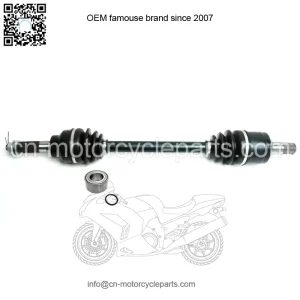 Rear Left Axle & Bearing for Kawasaki Mule PRO FX DX, 59266-0049
