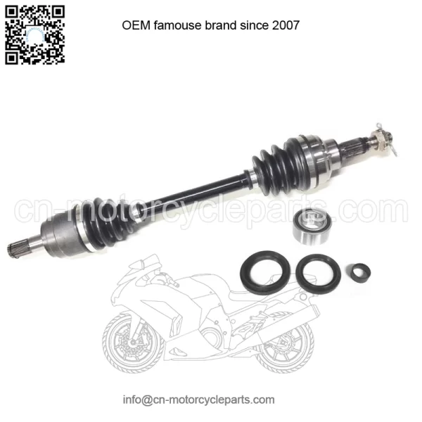 Front Right Axle with Wheel Bearing Kit for Honda Foreman / Rubicon / Rincon