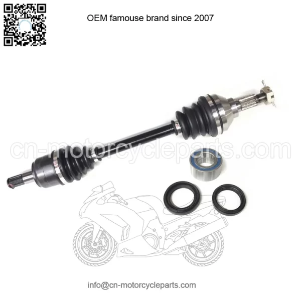 Front Right Axle & Wheel Bearing Kit for Kawasaki Brute Force 650i & 750i
