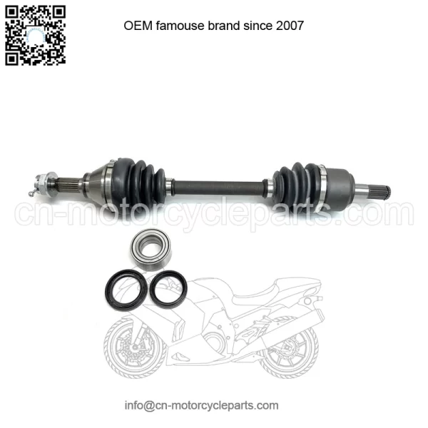 Front Right Axle & Wheel Bearing Kit for Kawasaki Brute Force 750 08-11