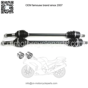 Set of Front Axles & Bearings for Kawasaki Mule Pro FX FXR FXT DX DTX