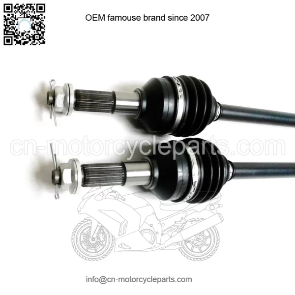 Set of Front Axles & Bearings for Kawasaki Mule Pro FX FXR FXT DX DTX - Image 3