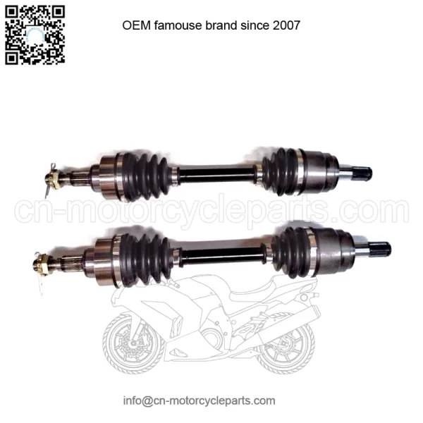 Pair of Front CV Axles for Honda Rancher 350 400 & 420 4x4