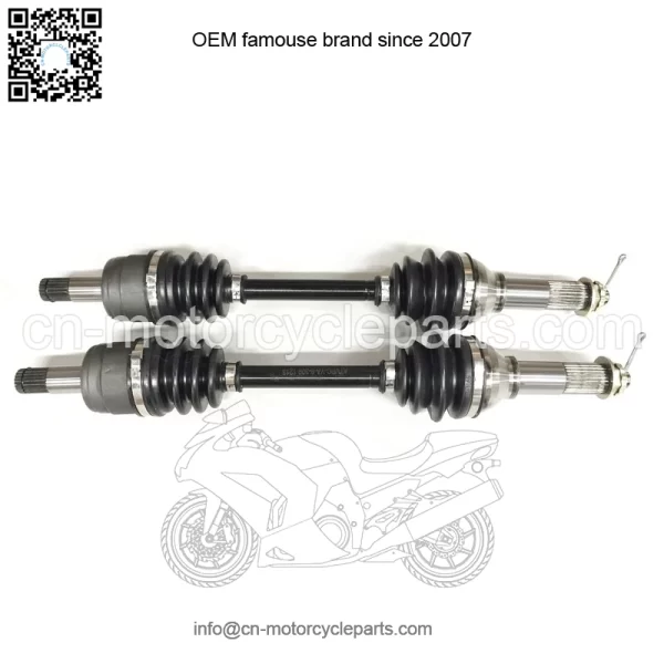 Pair of Front Axles for Yamaha Grizzly, Bruin, Kodiak, & Wolverine 4x4