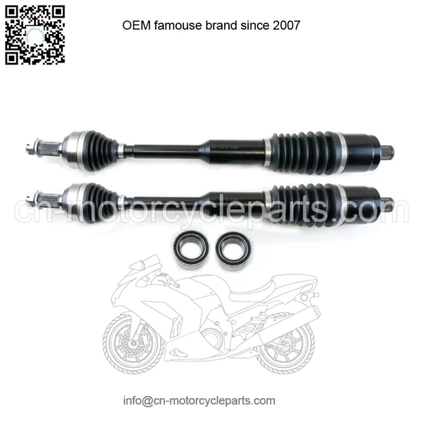 Axles Rear Axle Pair with Bearings for Polaris RZR S & General, 1333081