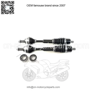 Axles Front Pair with Bearings for Polaris Scrambler & Sportsman ATV