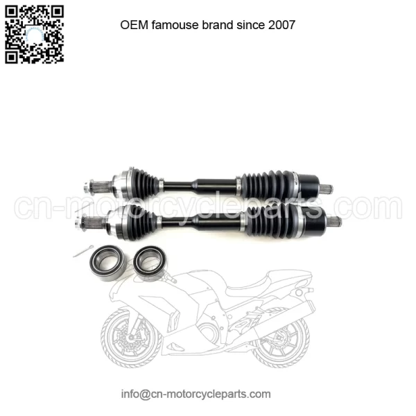 Axles Front Pair with Bearings for Polaris Scrambler & Sportsman ATV