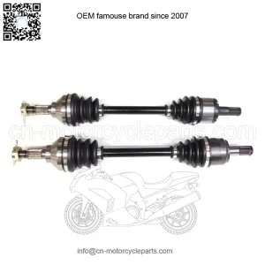 Pair of Front Axles for Kawasaki Brute Force 650i 750 4x4